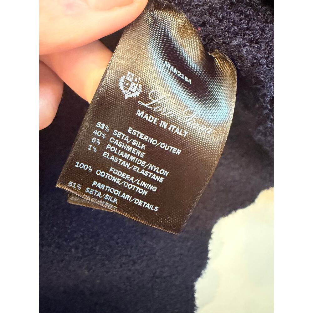 Loro Piana Bouclé Silk Cashmere Zip Jacket - Picture 3 of 7